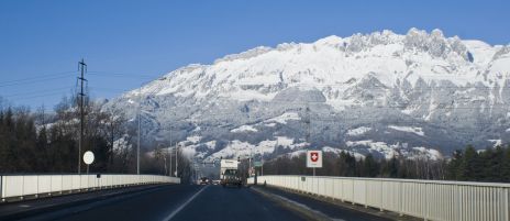 Grnspassage in mot Schweiz